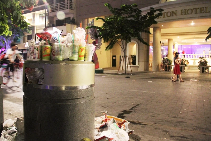 Những bạn trẻ nhặt rác sau giao thừa ở trung tâm Sài Gòn ảnh 2